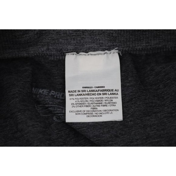 Nike Pro Legging Womens Medium HW Limitless Tight Gray Mid Rise Pant activewear - Picture 7 of 11